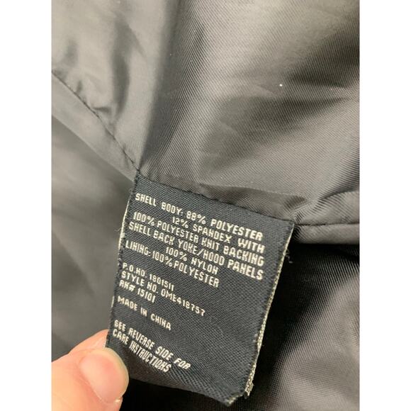 1 Madison Expedition Heritage Collection Womens Jacket Size L Black w/ Navy Trim - Picture 12 of 15